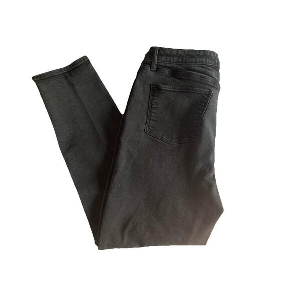 Talbot’s Slim Ankle Jeans Women’s 12P Black Stretch Good Condition Straight Leg - Picture 12 of 12